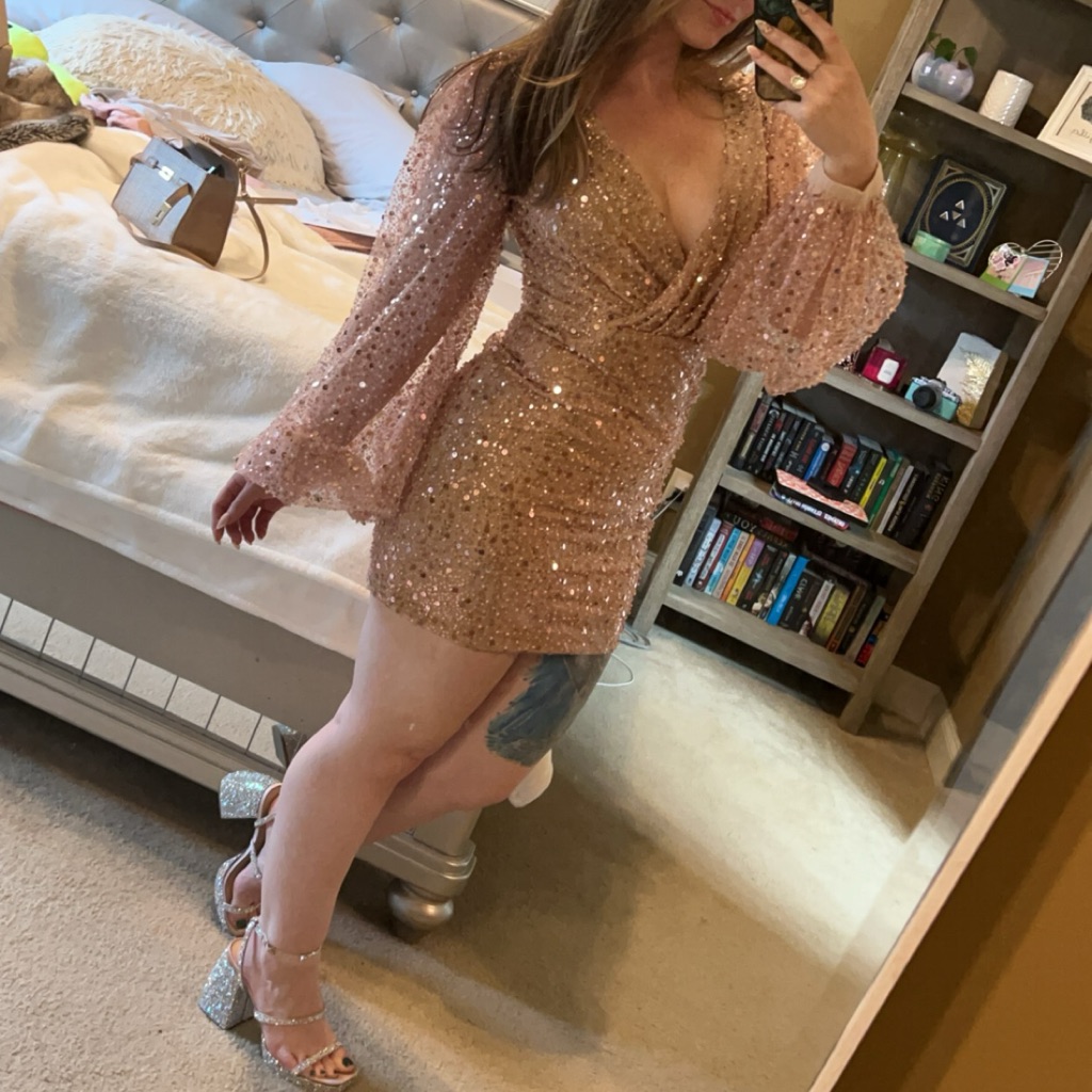 Nadine Merabi Maya Pink Dress